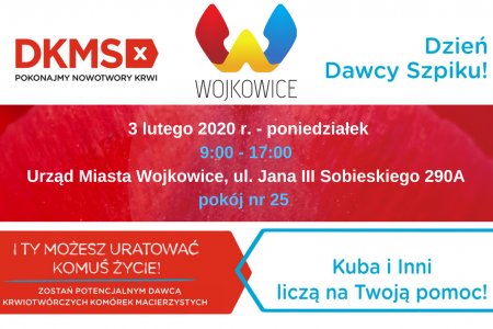 Dzień Dawcy Szpiku w Wojkowicach
