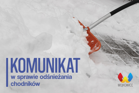 Komunikat w sprawie odśnieżania chodników