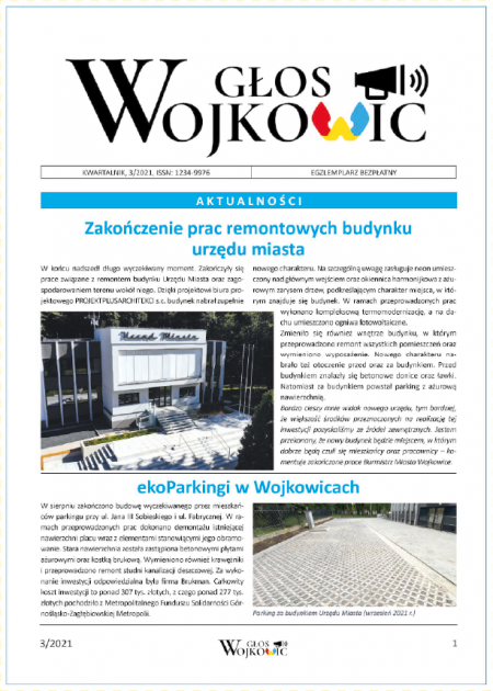 Pierwsza strona Głosu Wojkowic