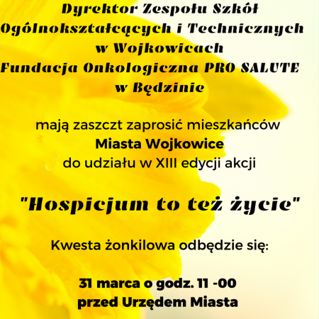 Hospicjum to też życie
