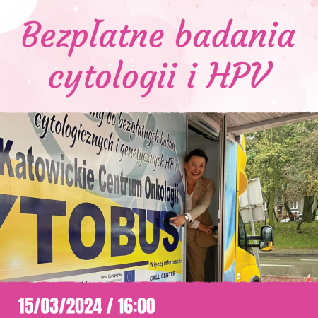 Bezpłatne badania cytologii i HPV