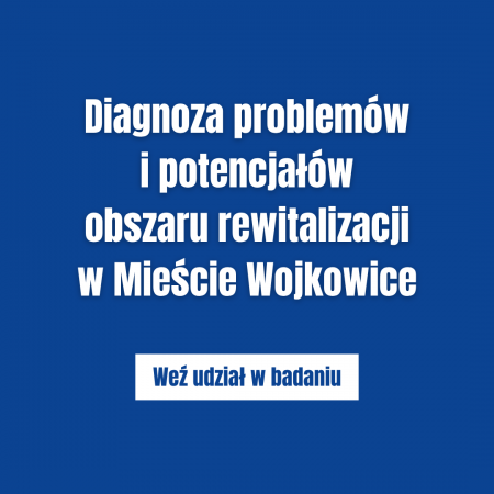 Diagnoza problemów i potencjałów obszaru rewitalizacji w Mieście Wojkowice